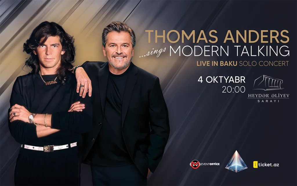 Dünya şöhrətli, əfsanəvi Thomas Anders 4 oktyabr tarixində ölkənin əsas səhnəsində - FOTO